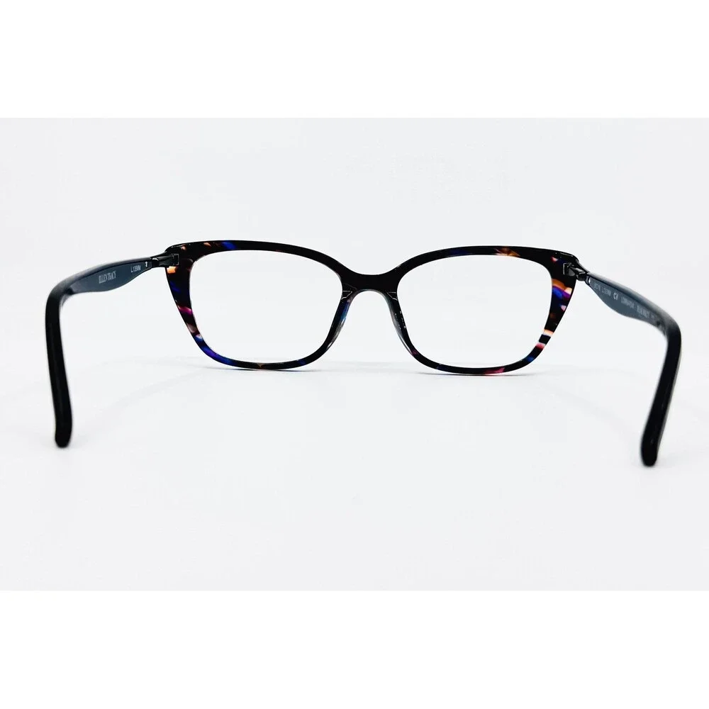 Ellen Tracy Eyeglasses Womens Blue Multi Lombardia 51-16-135 Cat Eye Frames
